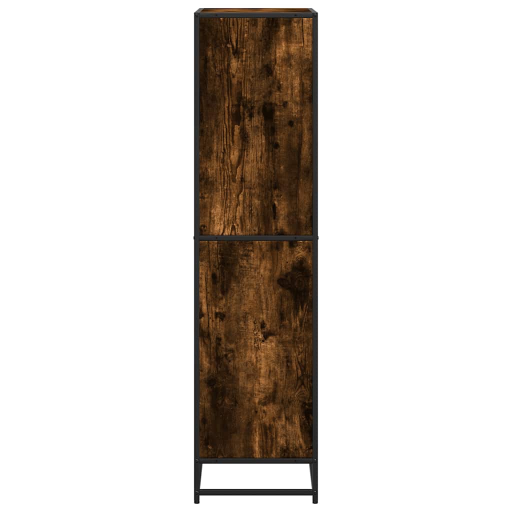 Libreria Rovere Fumo 60x35x139 cm in Truciolato