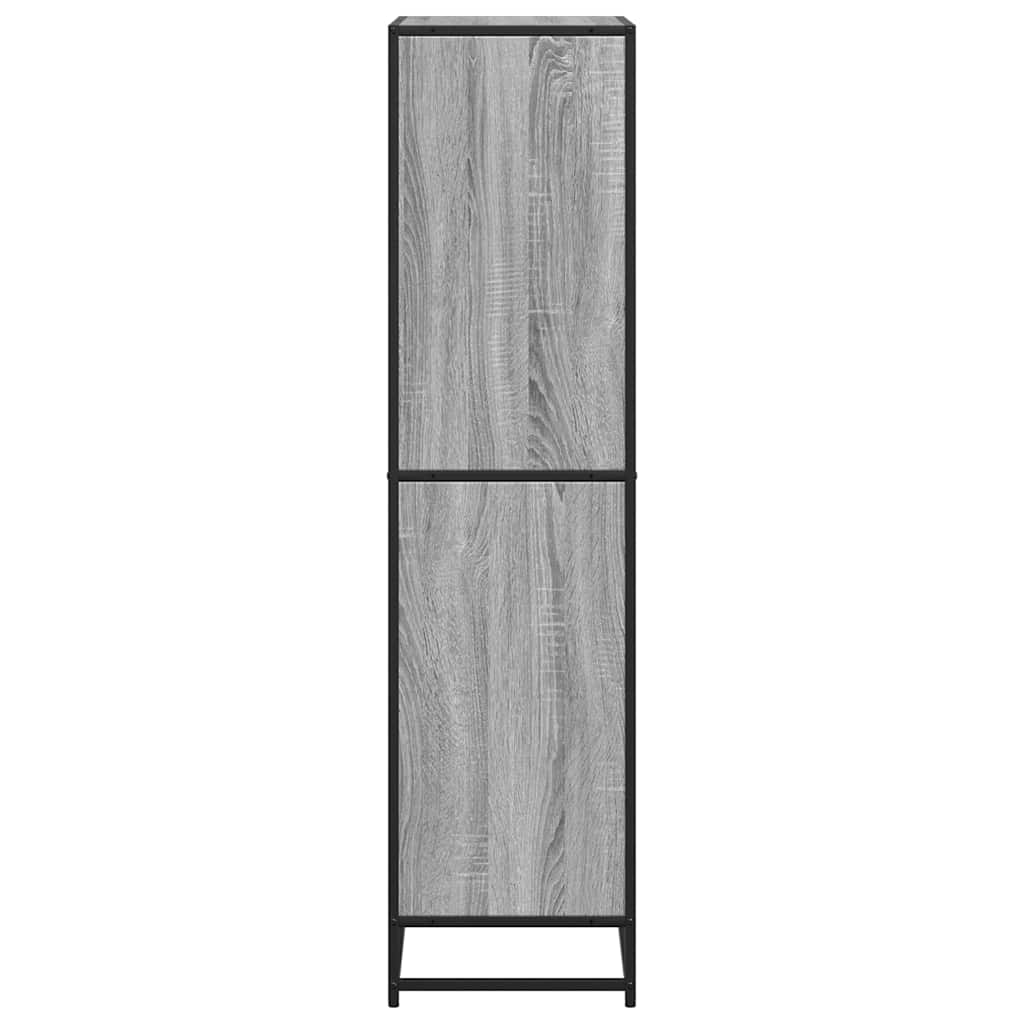 Libreria Grigio Sonoma 60x35x139 cm in Truciolato
