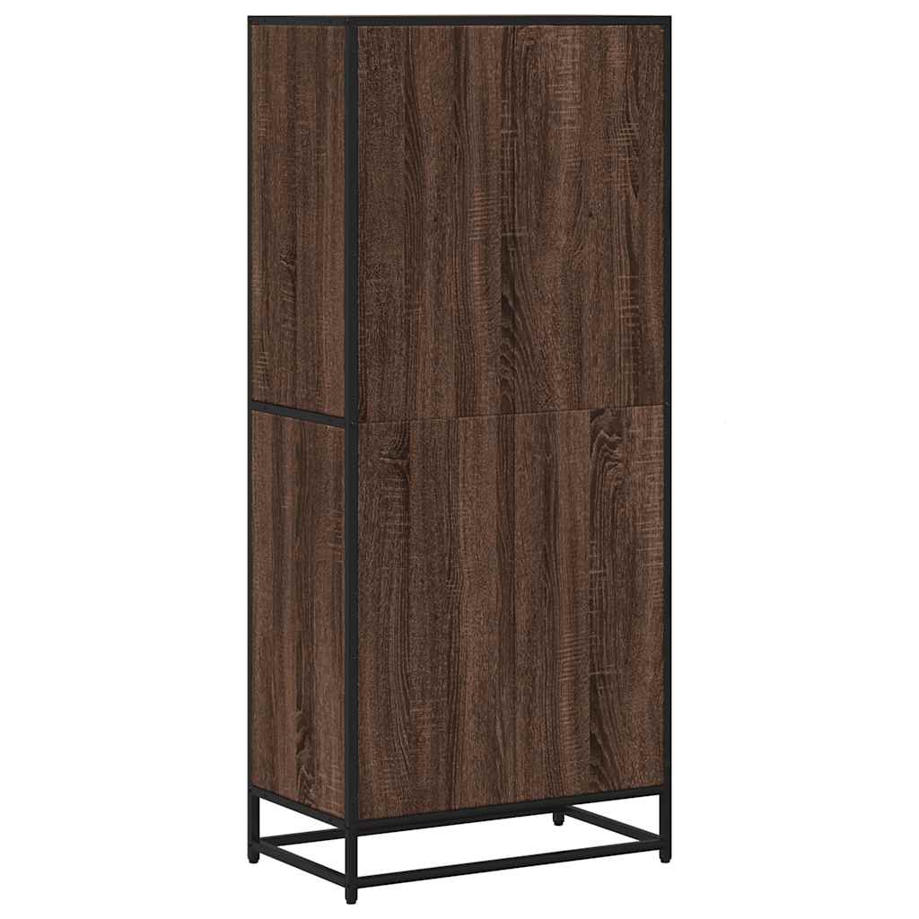 Libreria Rovere Marrone 60x35x139 cm in Truciolato