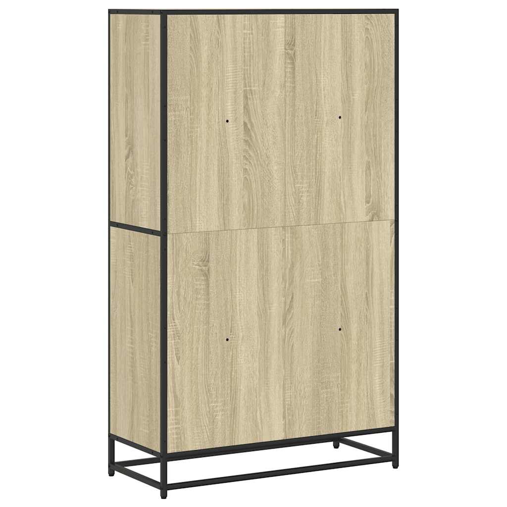 Libreria Rovere Sonoma 80,5x35x139 cm in Truciolato