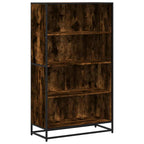 Libreria Rovere Fumo 80,5x35x139 cm in Truciolato