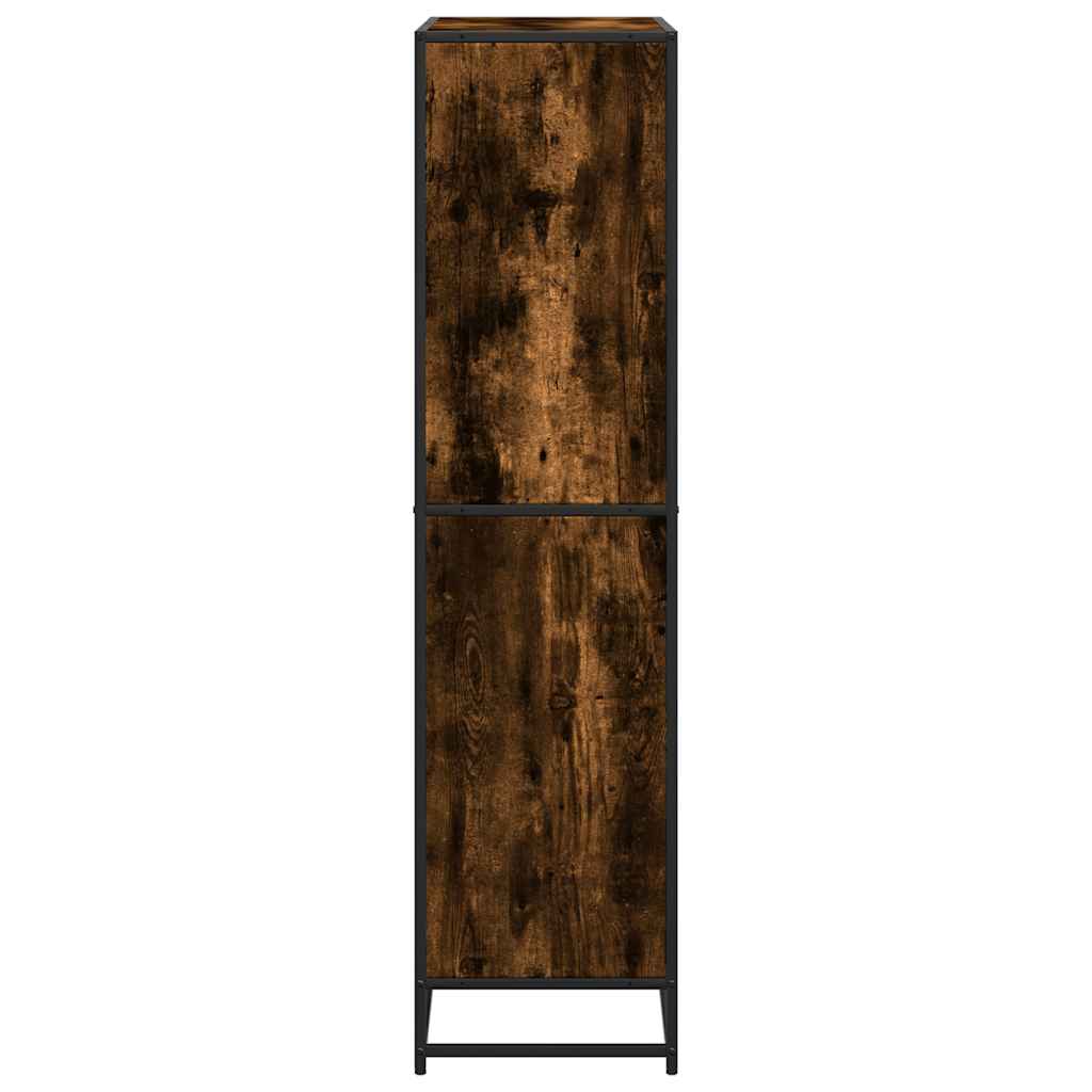 Libreria Rovere Fumo 80,5x35x139 cm in Truciolato