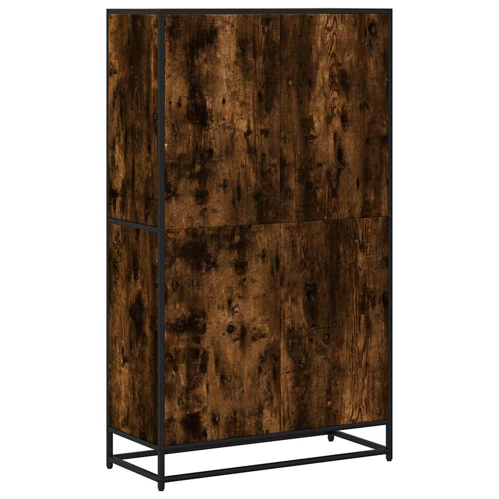 Libreria Rovere Fumo 80,5x35x139 cm in Truciolato