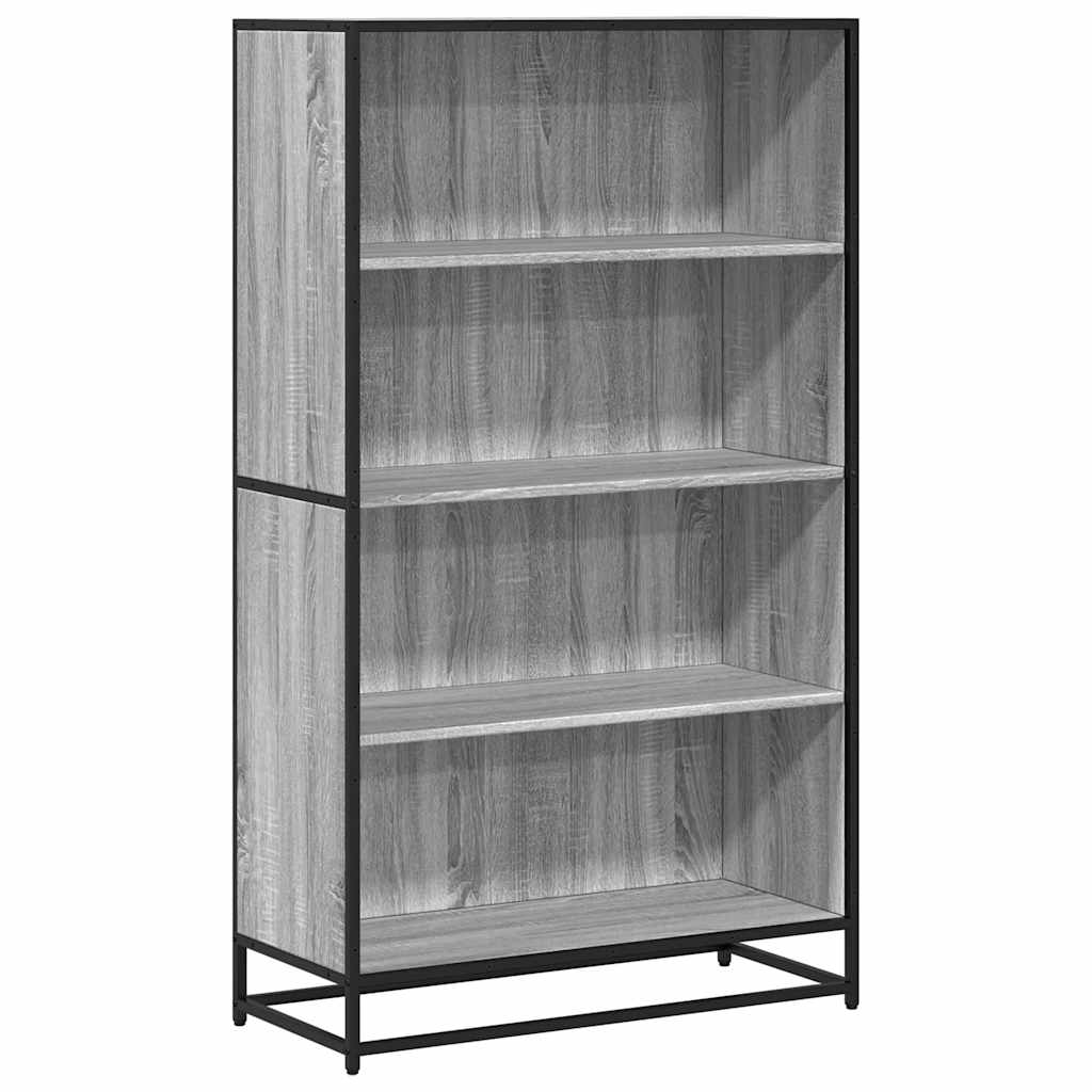 Libreria Grigio Sonoma 80,5x35x139 cm in Truciolato