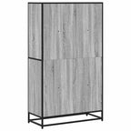 Libreria Grigio Sonoma 80,5x35x139 cm in Truciolato