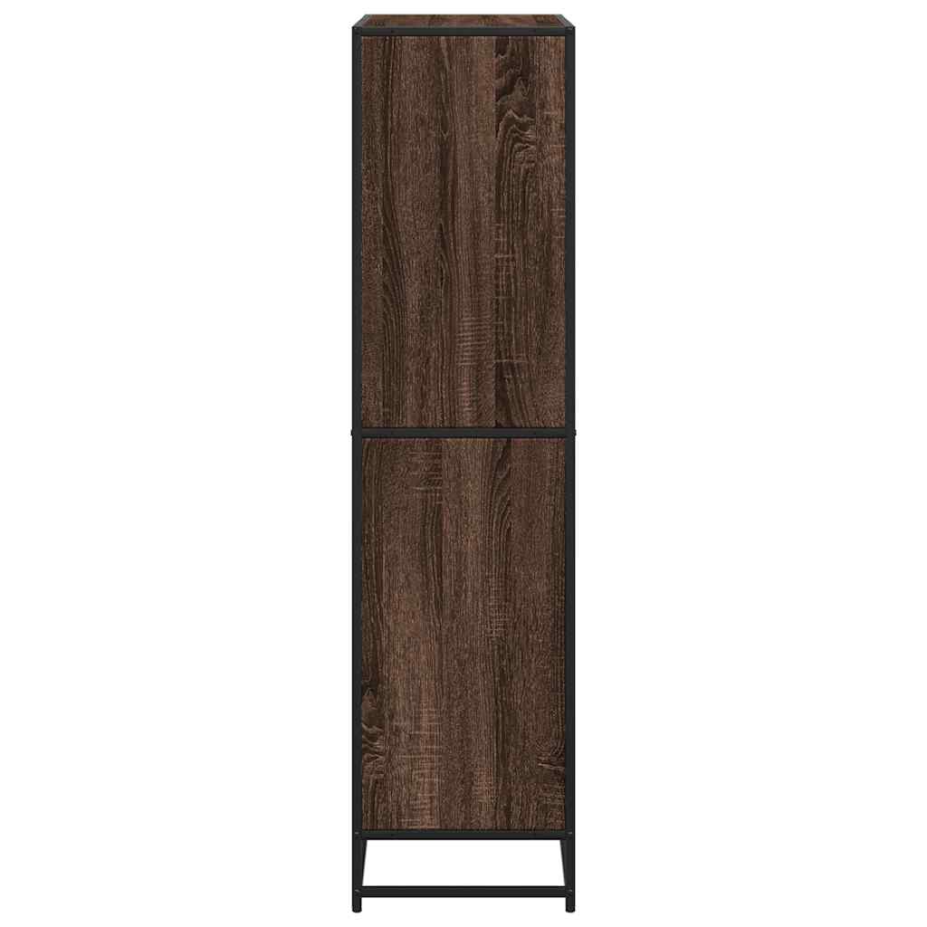 Libreria Rovere Marrone 80,5x35x139 cm in Truciolato