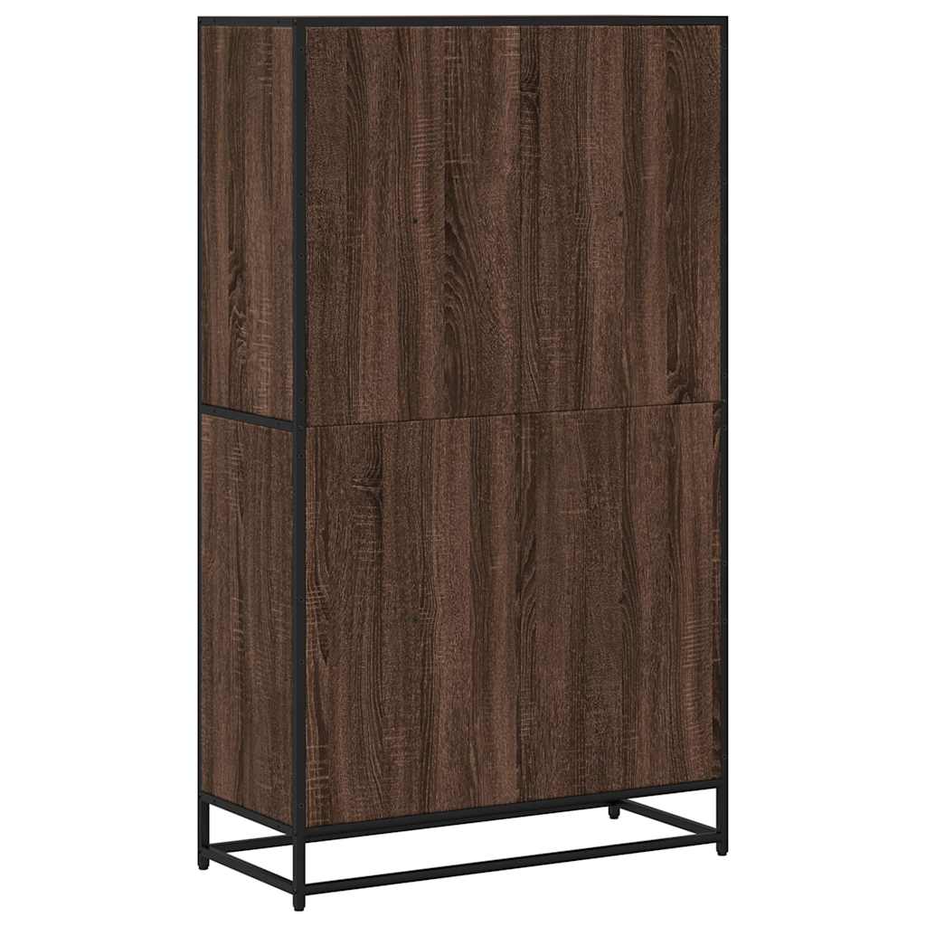 Libreria Rovere Marrone 80,5x35x139 cm in Truciolato