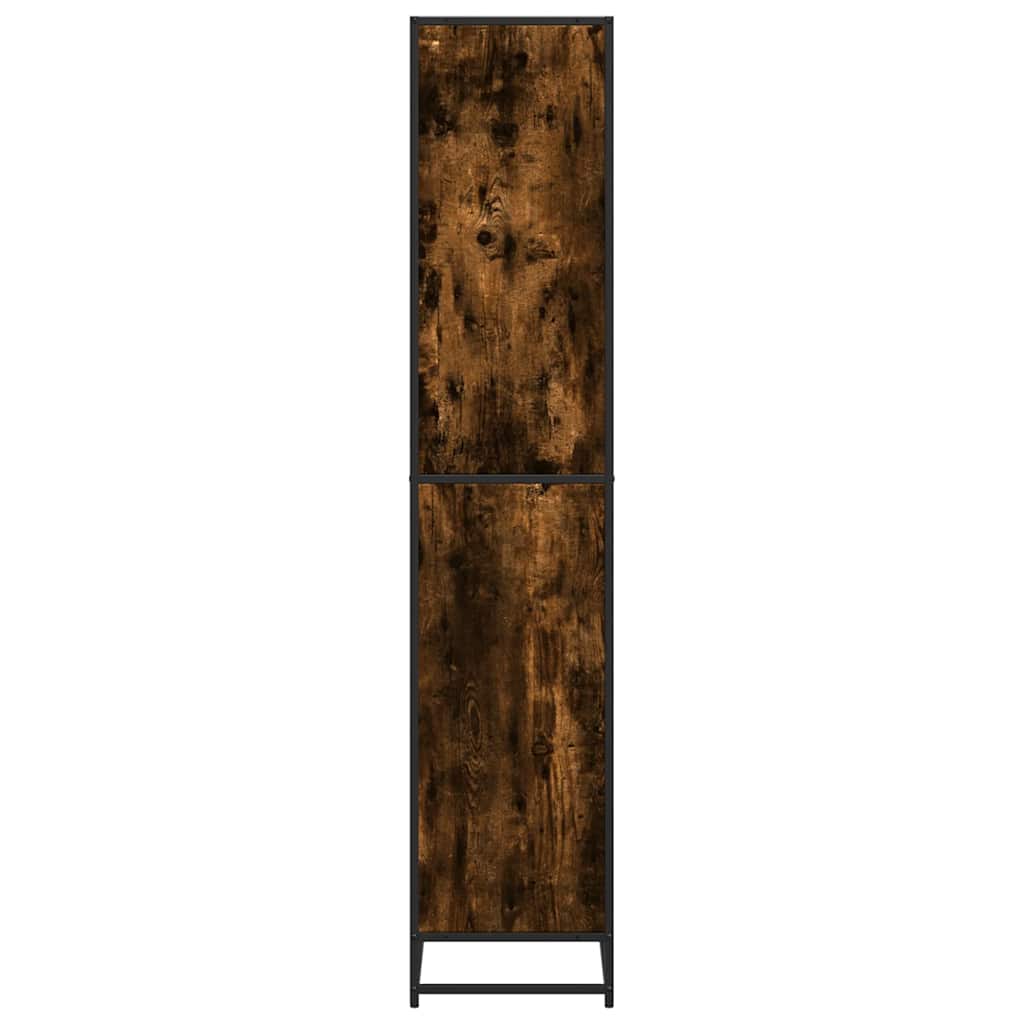 Libreria Rovere Fumo 60x35x170,5 cm in Truciolato