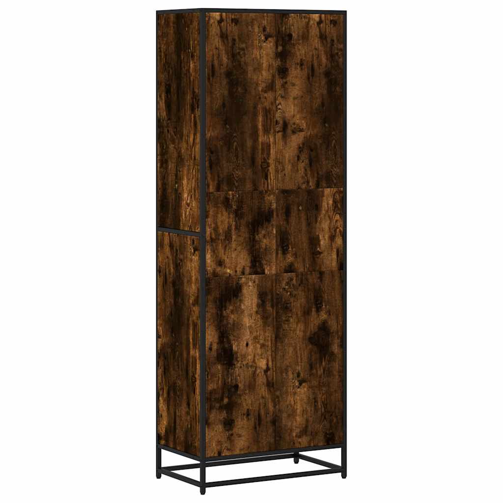 Libreria Rovere Fumo 60x35x170,5 cm in Truciolato