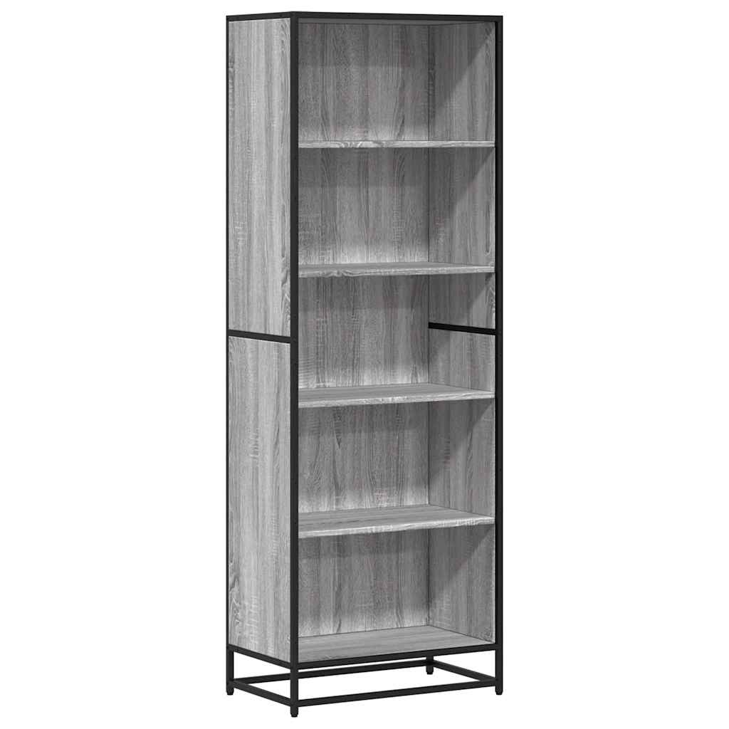 Libreria Grigio Sonoma 60x35x170,5 cm in Truciolato
