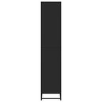 Libreria Nera 80,5x35x170,5 cm in Truciolato