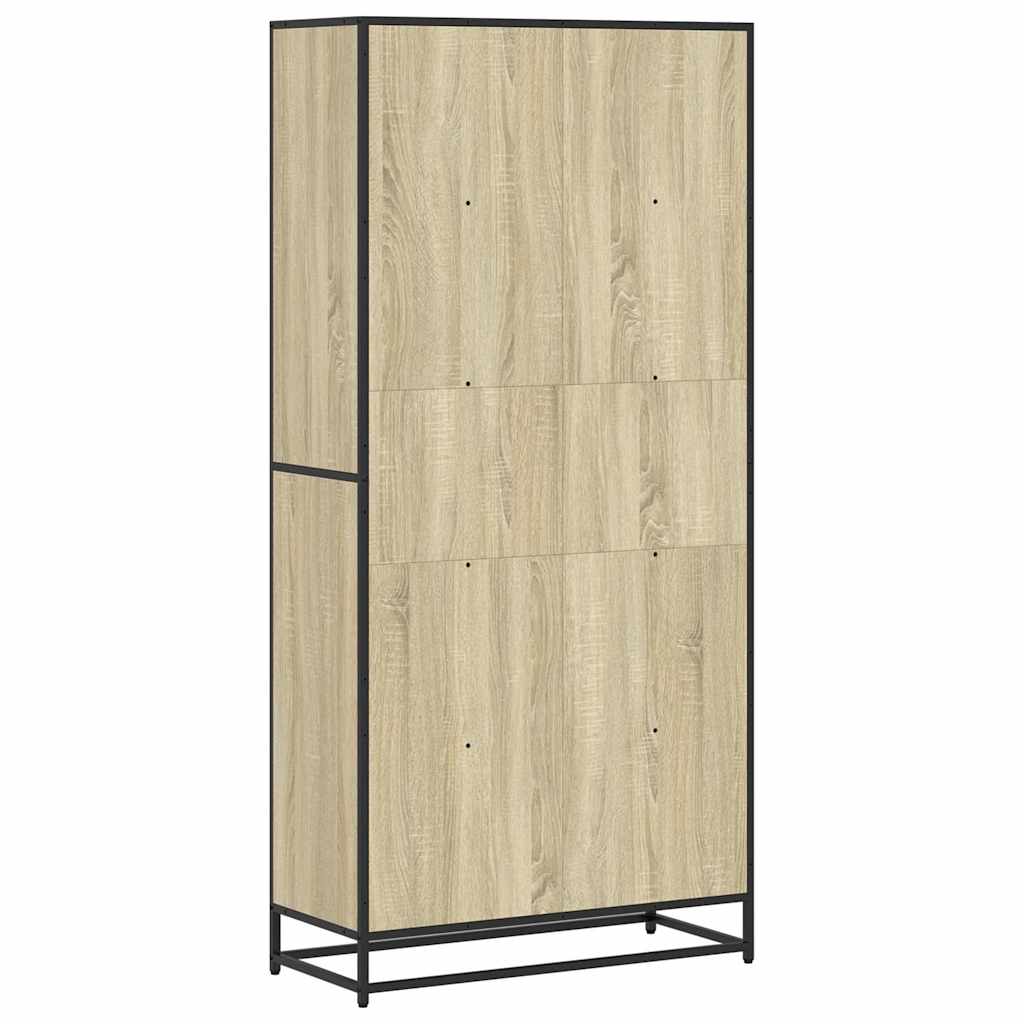 Libreria Rovere Sonoma 80,5x35x170,5 cm in Truciolato