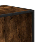 Libreria Rovere Fumo 80,5x35x170,5 cm in Truciolato