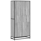 Libreria Grigio Sonoma 80,5x35x170,5 cm in Truciolato