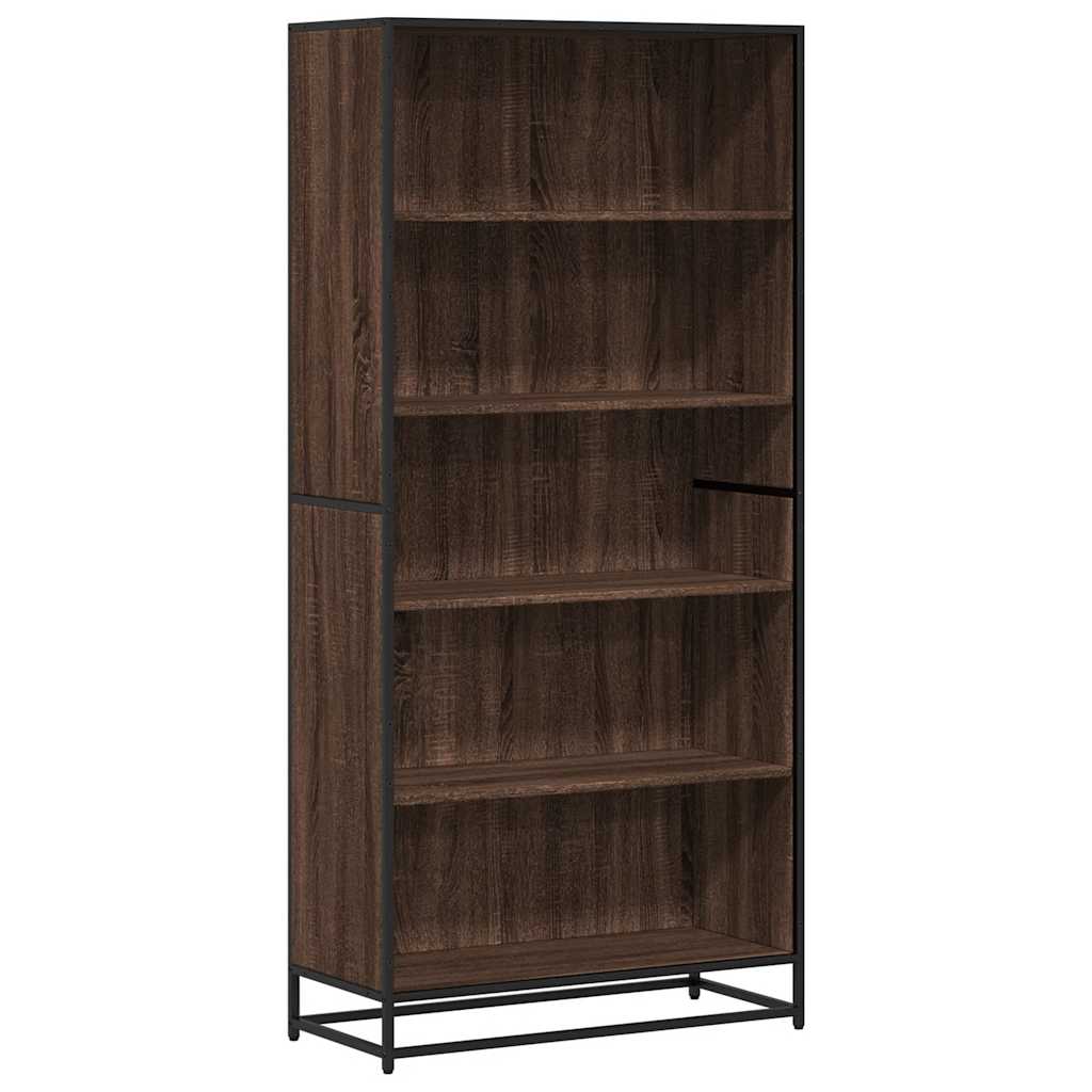 Libreria Rovere Marrone 80,5x35x170,5 cm in Truciolato