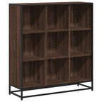 Libreria Rovere Marrone 97,5x33x107,5 cm Multistrato e Metallo