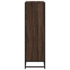 Libreria Rovere Marrone 97,5x33x107,5 cm Multistrato e Metallo
