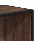 Libreria Rovere Marrone 97,5x33x107,5 cm Multistrato e Metallo
