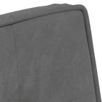Sedia Relax 64x74x84 cm Grigio Scuro in Velluto