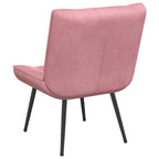 Poltrona Relax 64x74x84 cm Rosa in Velluto