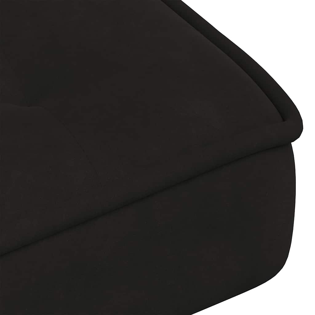 Poltrona Relax 64x74x84 cm Nera in Velluto