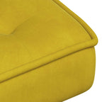 Poltrona Relax 64x74x84 cm Gialla in Velluto