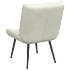 Poltrona Relax 64x74x84 cm Crema in Velluto