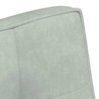 Panca Grigio Chiaro 110x74x84 cm in Velluto