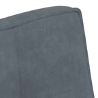 Panca Grigio Scuro 110x74x84 cm in Velluto