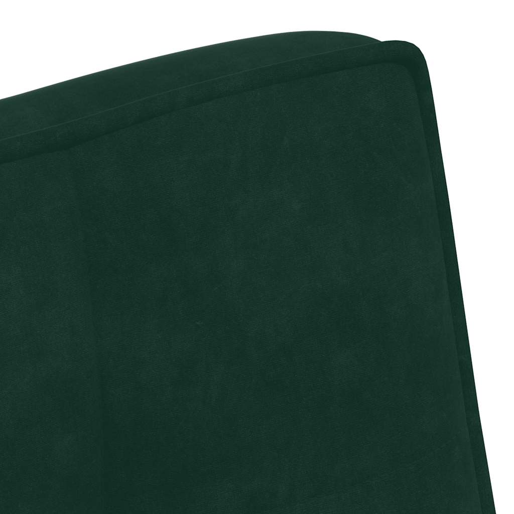 Panca Verde Scuro 110x74x84 cm in Velluto