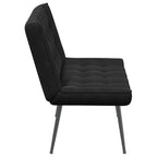 Panca Nera 110x74x84 cm in Velluto