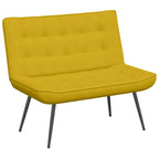 Panca Gialla 110x74x84 cm in Velluto