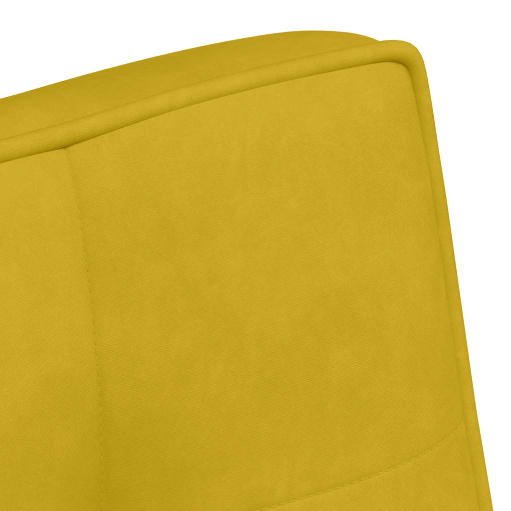 Panca Gialla 110x74x84 cm in Velluto