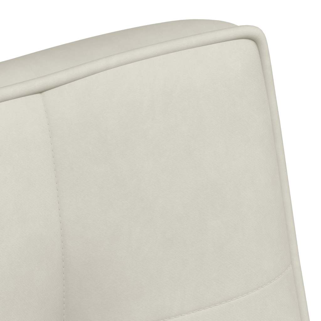 Panca Crema 110x74x84 cm in Velluto