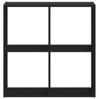 Libreria Nera 68,5x32x68,5 cm in Legno Multistrato
