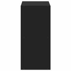 Libreria Nera 68,5x32x68,5 cm in Legno Multistrato