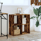 Libreria Rovere Fumo 68,5x32x68,5 cm in Legno Multistrato