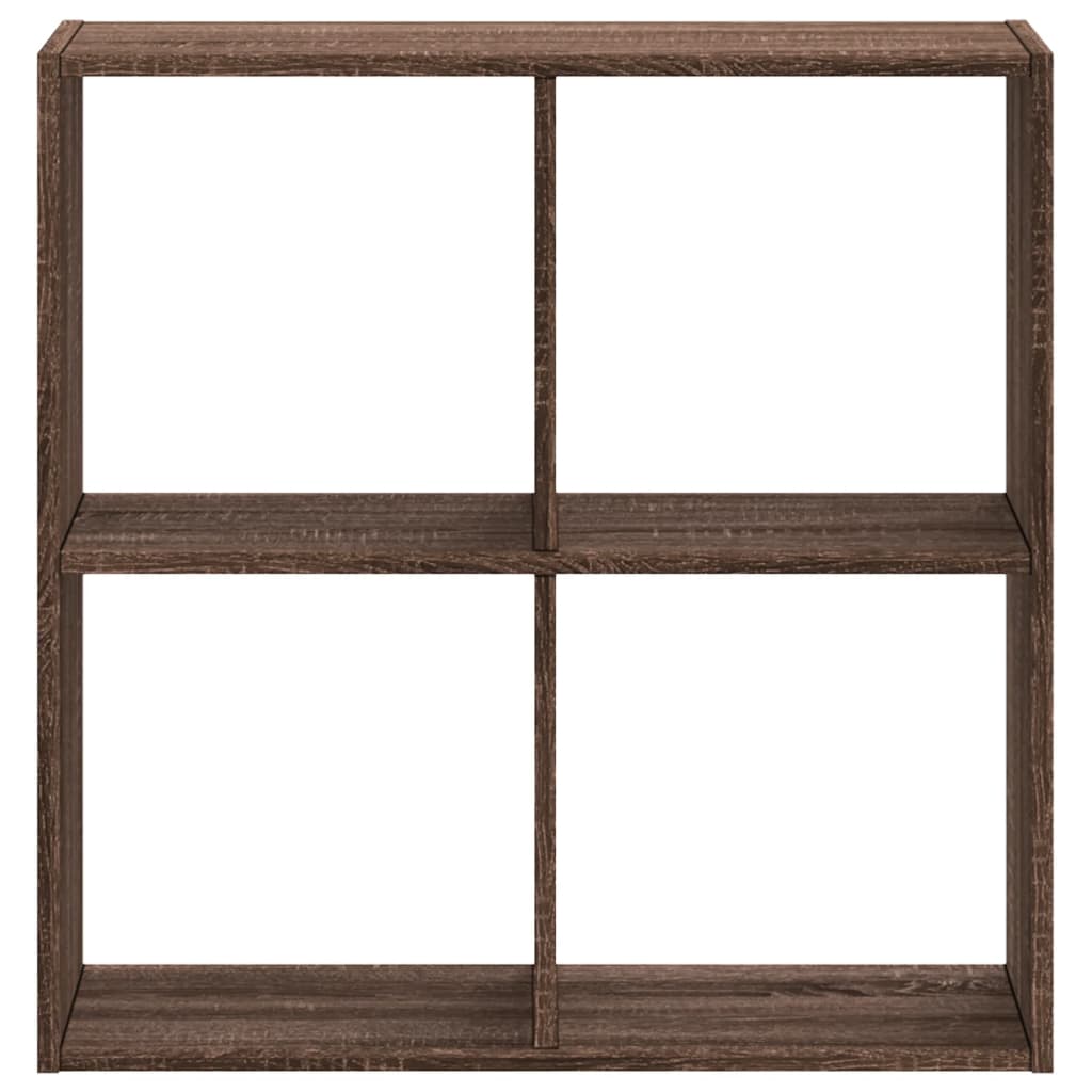 Libreria Rovere Marrone 68,5x32x68,5 cm in Legno Multistrato