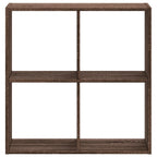 Libreria Rovere Marrone 68,5x32x68,5 cm in Legno Multistrato