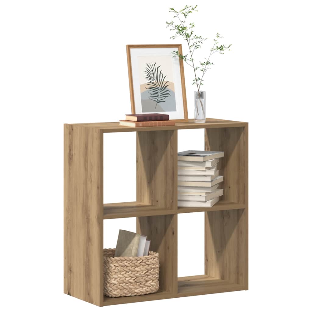 Libreria Legno Artigianale 68,5x32x68,5 cm in Legno Multistrato