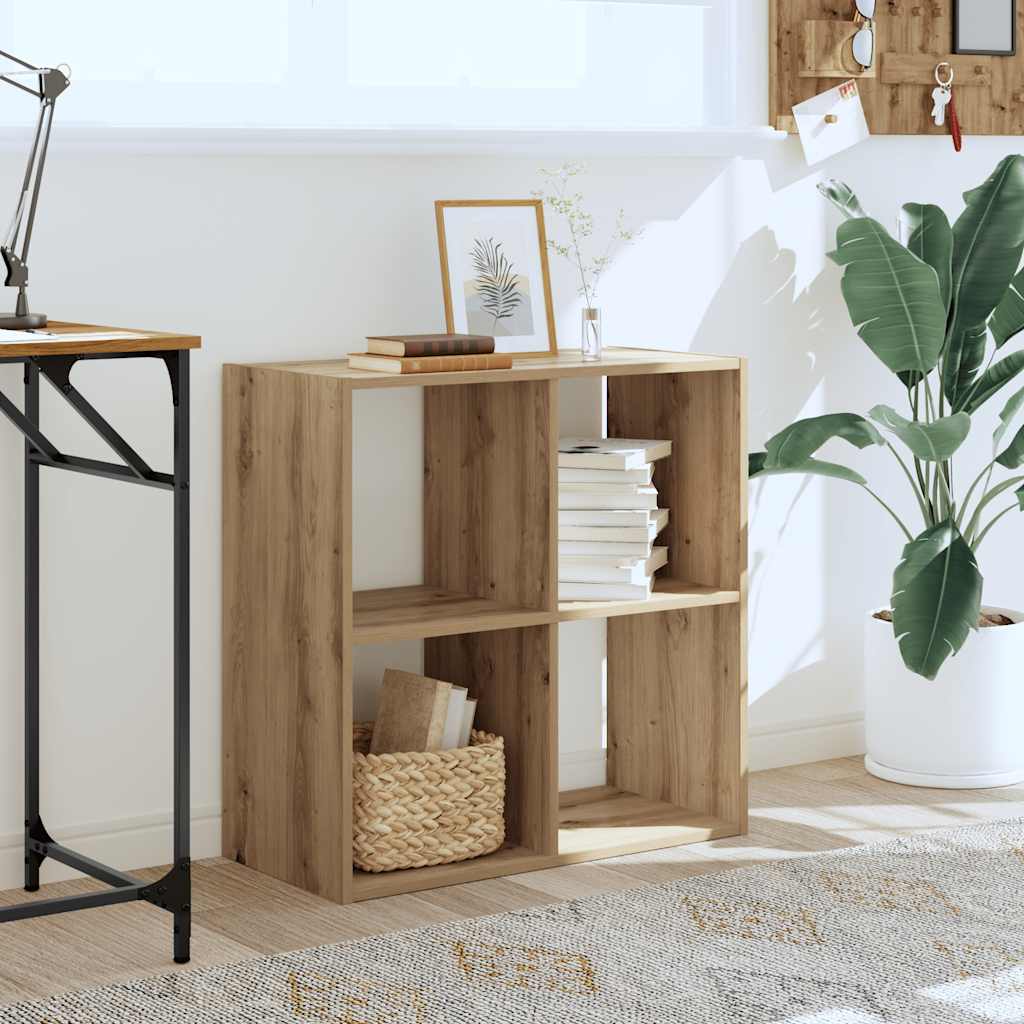 Libreria Legno Artigianale 68,5x32x68,5 cm in Legno Multistrato