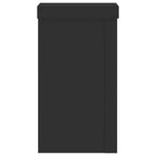 Supporti per Piante 2 pz Neri 10x10x18 cm Legno Multistrato