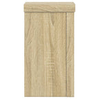 Supporti per Piante 2 pz Rovere 10x10x18 cm in Multistrato
