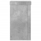 Supporti per Piante 2 pz Grigio 10x10x18 cm Legno Multistrato