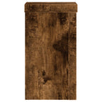 Supporti per Piante 2 pz Rovere 10x10x18 cm Legno Multistrato