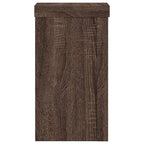 Supporti per Piante 2 pz Marrone 10x10x18 cm Legno Multistrato