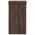 Supporti per Piante 2 pz Marrone 10x10x18 cm Legno Multistrato