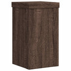 Supporti per Piante 2 pz Marrone 10x10x18 cm Legno Multistrato