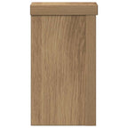 Supporti per Piante 2 pz Rovere 10x10x18 cm in Multistrato