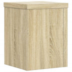 Supporti per Piante 2 pz Rovere 15x15x20 cm in Multistrato
